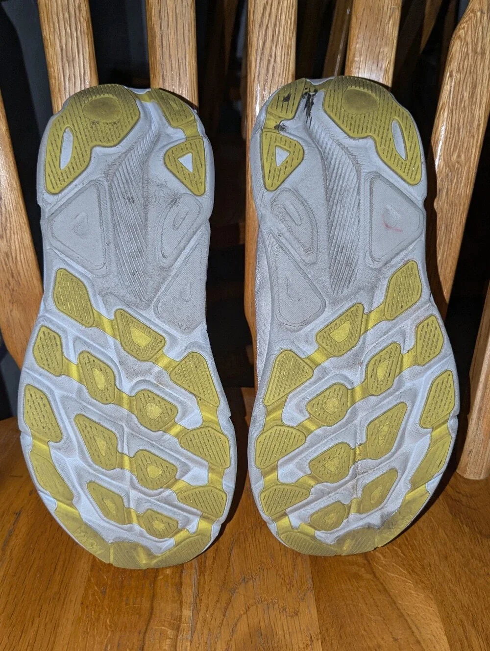 Hoka Clifton 9 Nimbus Cloud Grey Running Shoes Sneakers Size 8.5